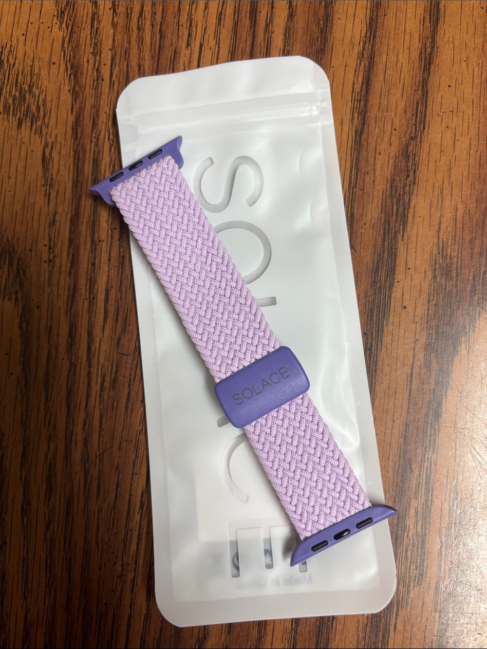 Solace Lavender Braided Apple watch band - fits Apple Watch 44/45/46/49mm. New